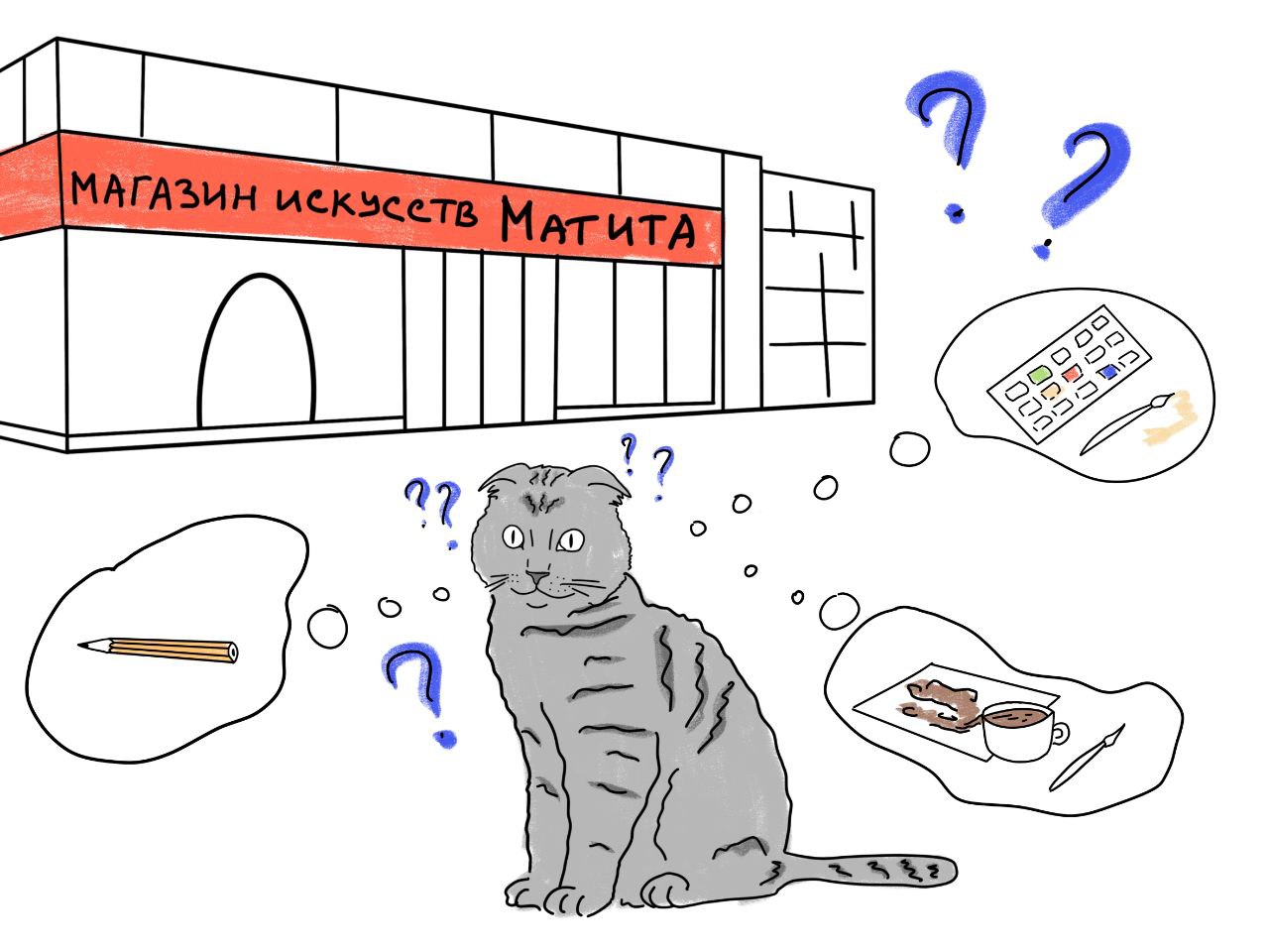 😺&quot;Как <b>кот</b> Тайгер Матита захотел стать художником&quot;. 