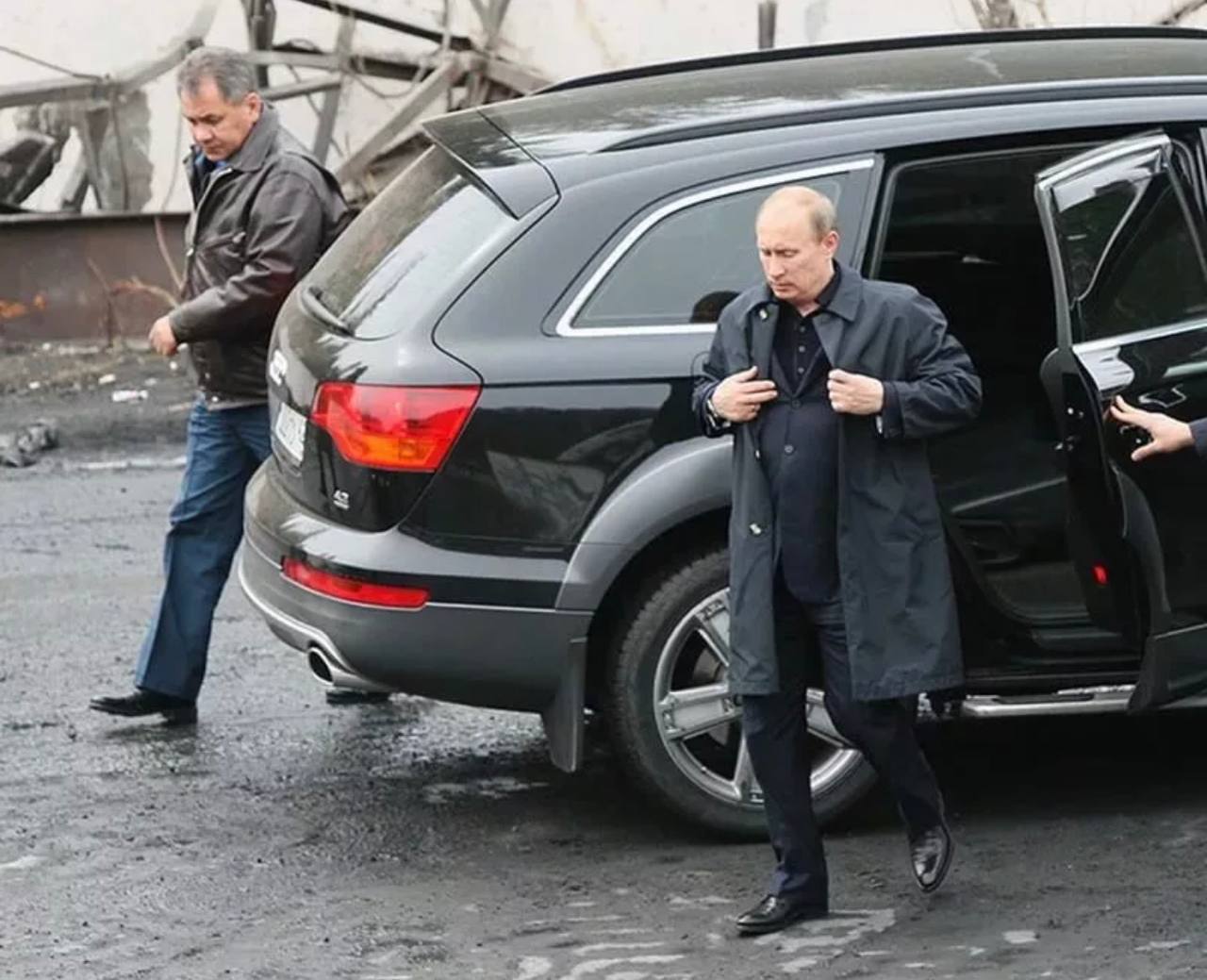 Путин и Шойгу на Ауди q7