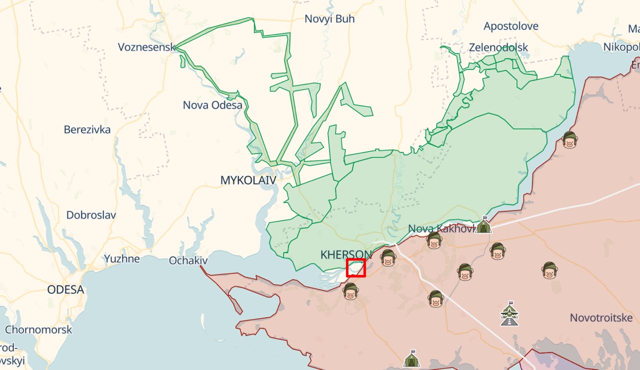 Большой потемкинский остров карта