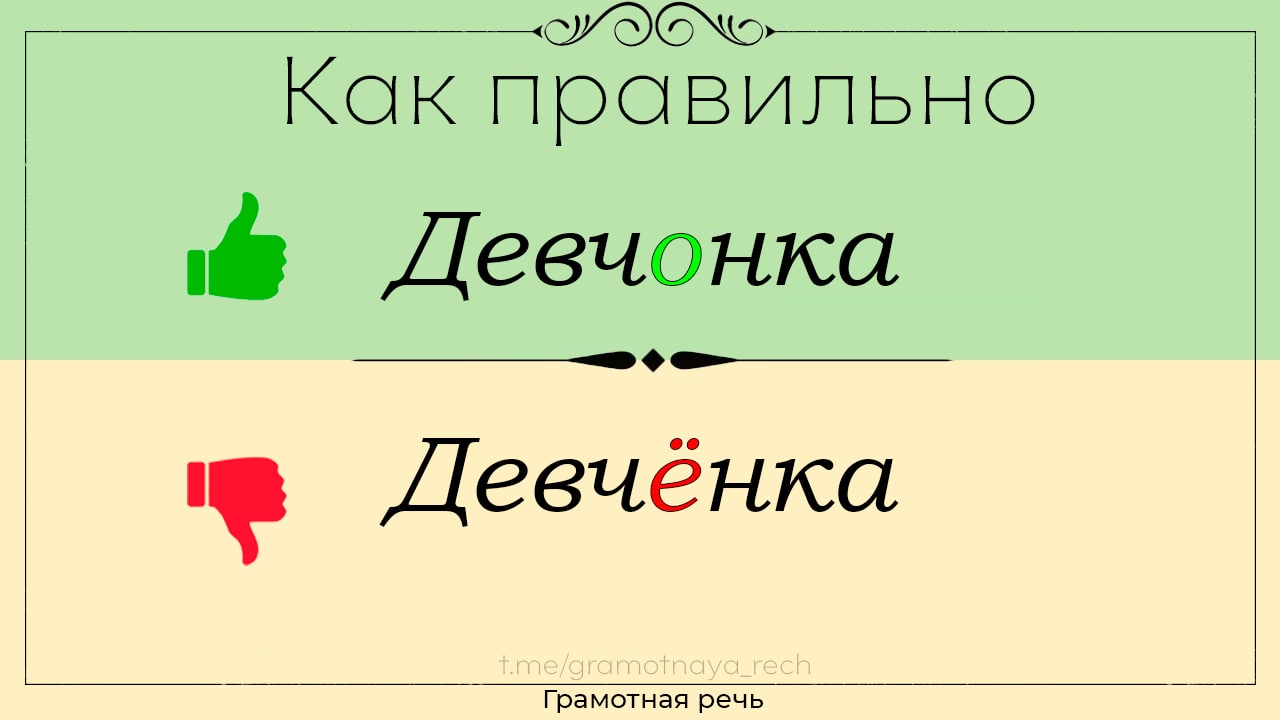 Девчонки как правильно