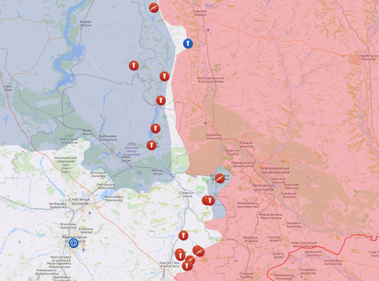 Сватово кременная на карте украины