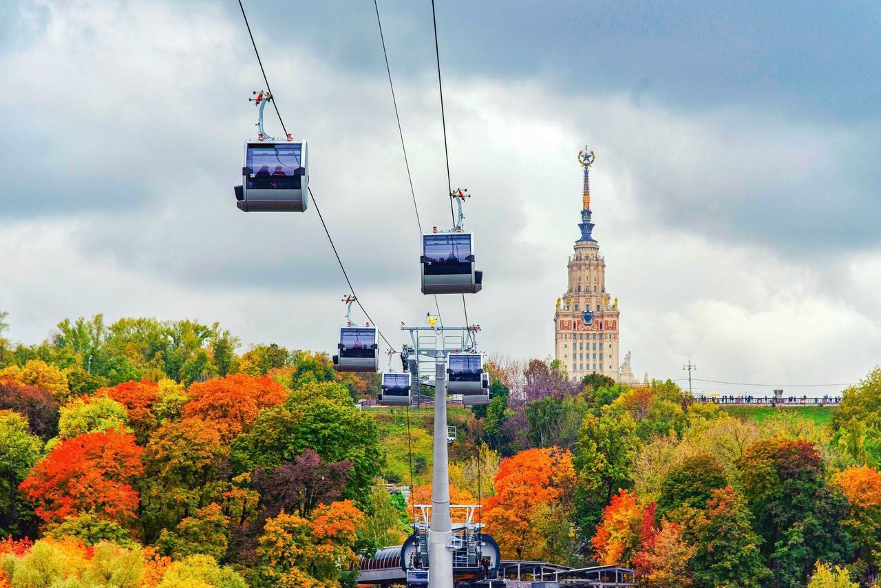 Канатная дорога на воробьевых горах фото Post #4147 - Московские Гуляки Афиша Москва (@mosgul)