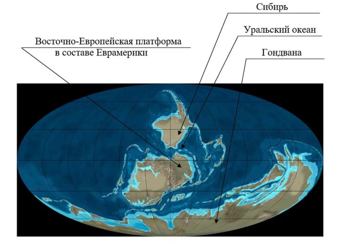 Пермское море карта