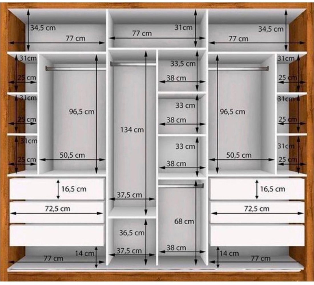 Размеры полок в шкафу купе фото 36