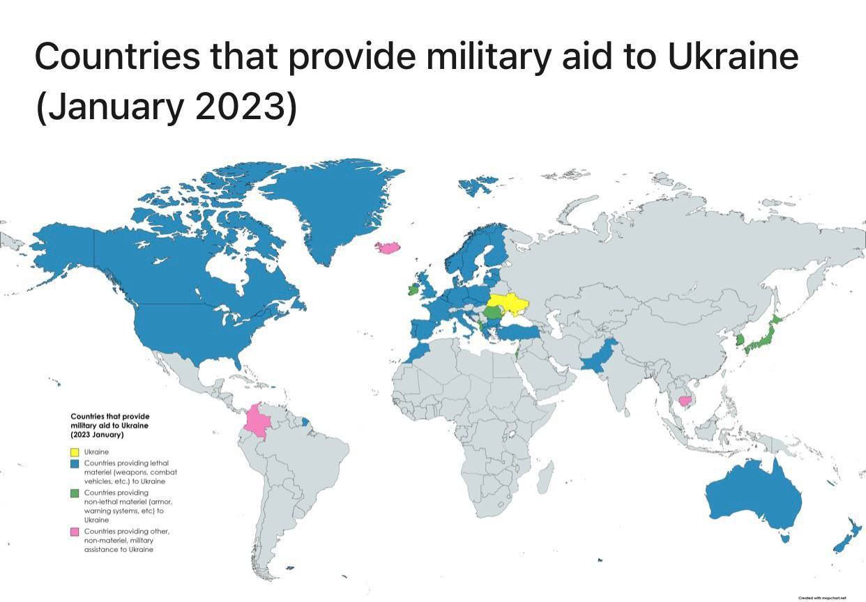 Карта стран 2023