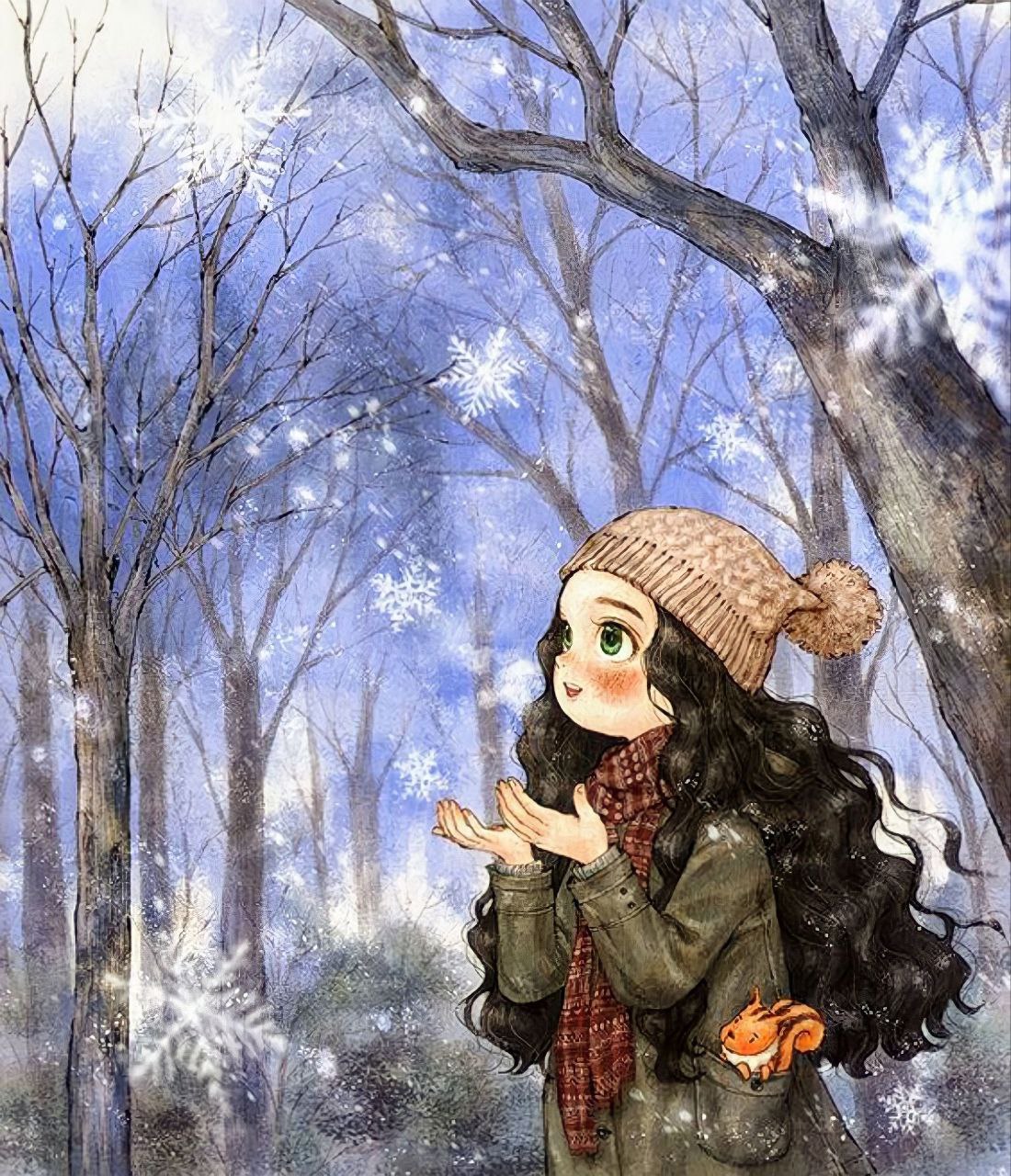 Корейский художник Aeppol зима