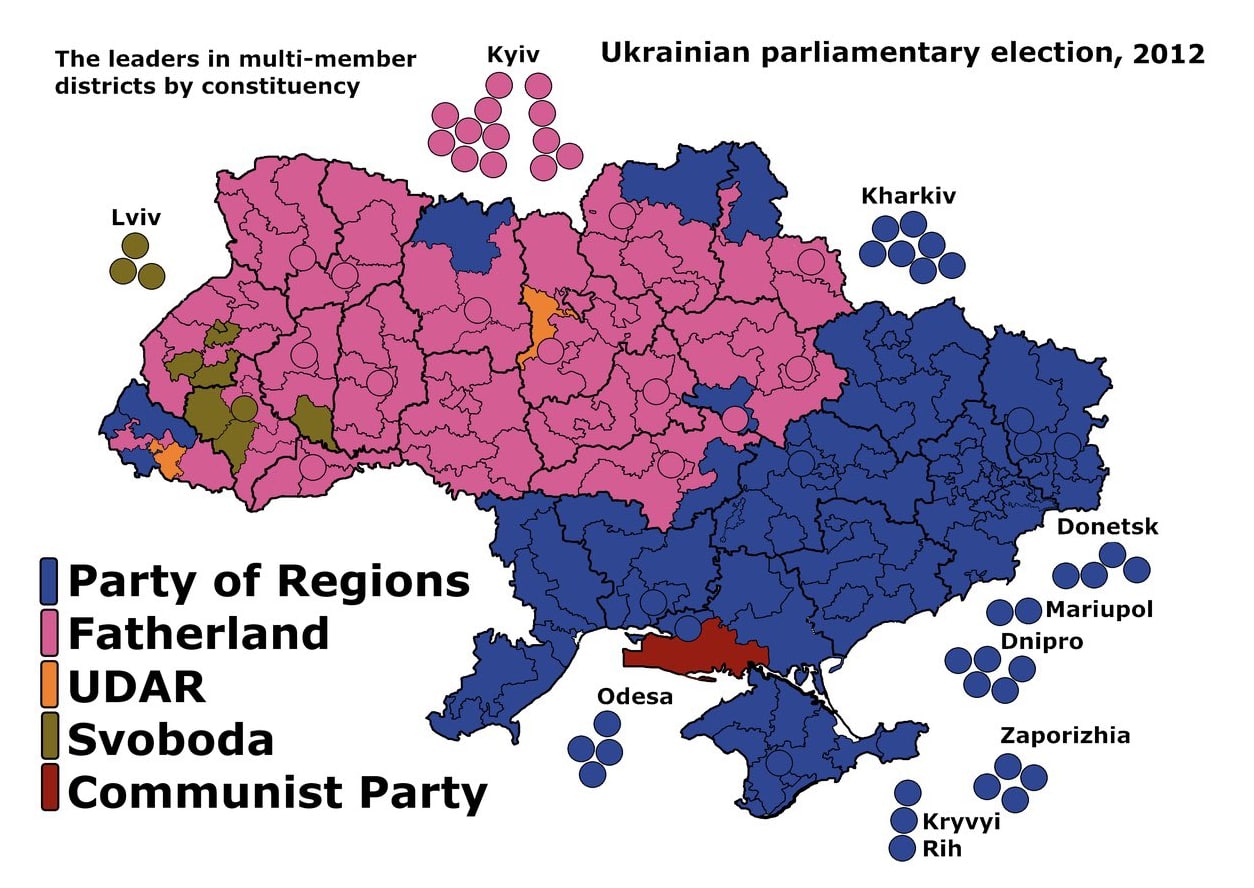 Электоральная карта украины