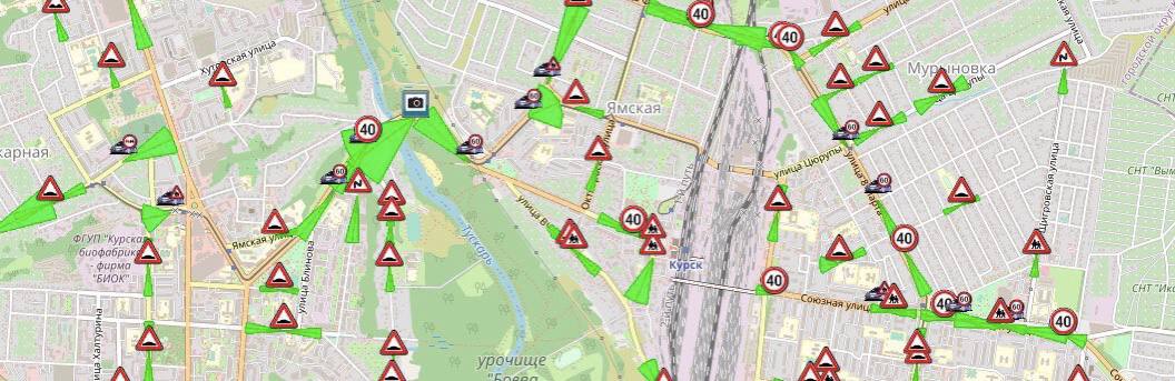 Карта дорожных камер московской области