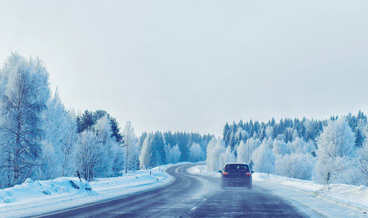 Зимние дороги Финляндии