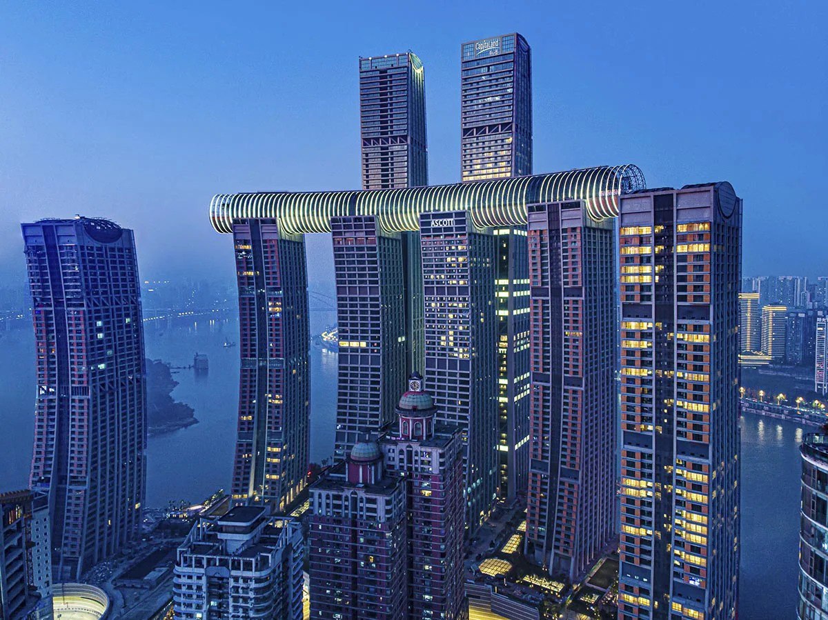 Небоскреб Raffles City Chongqing Китай