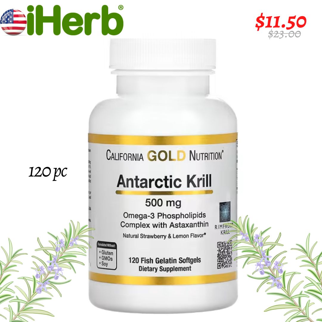 Antarctic krill california gold nutrition