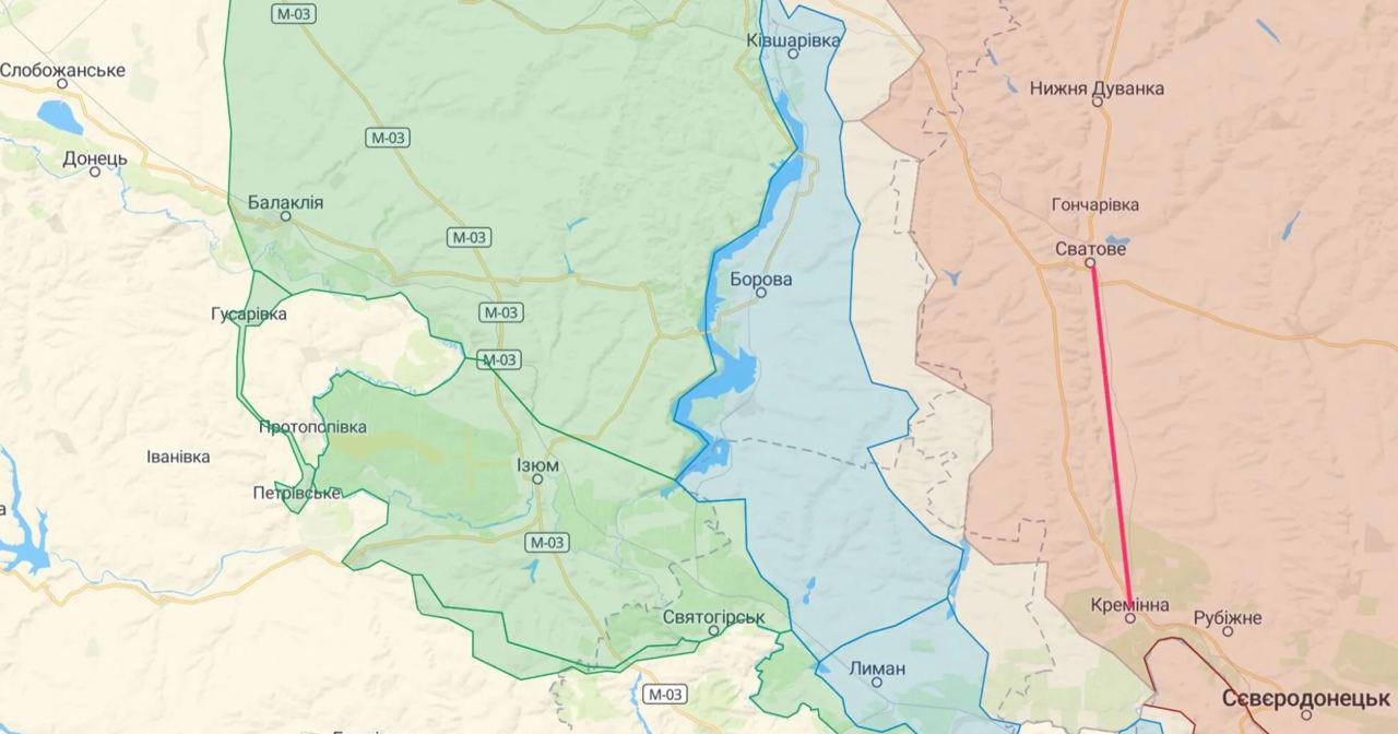 Карта кременная сватово луганской области