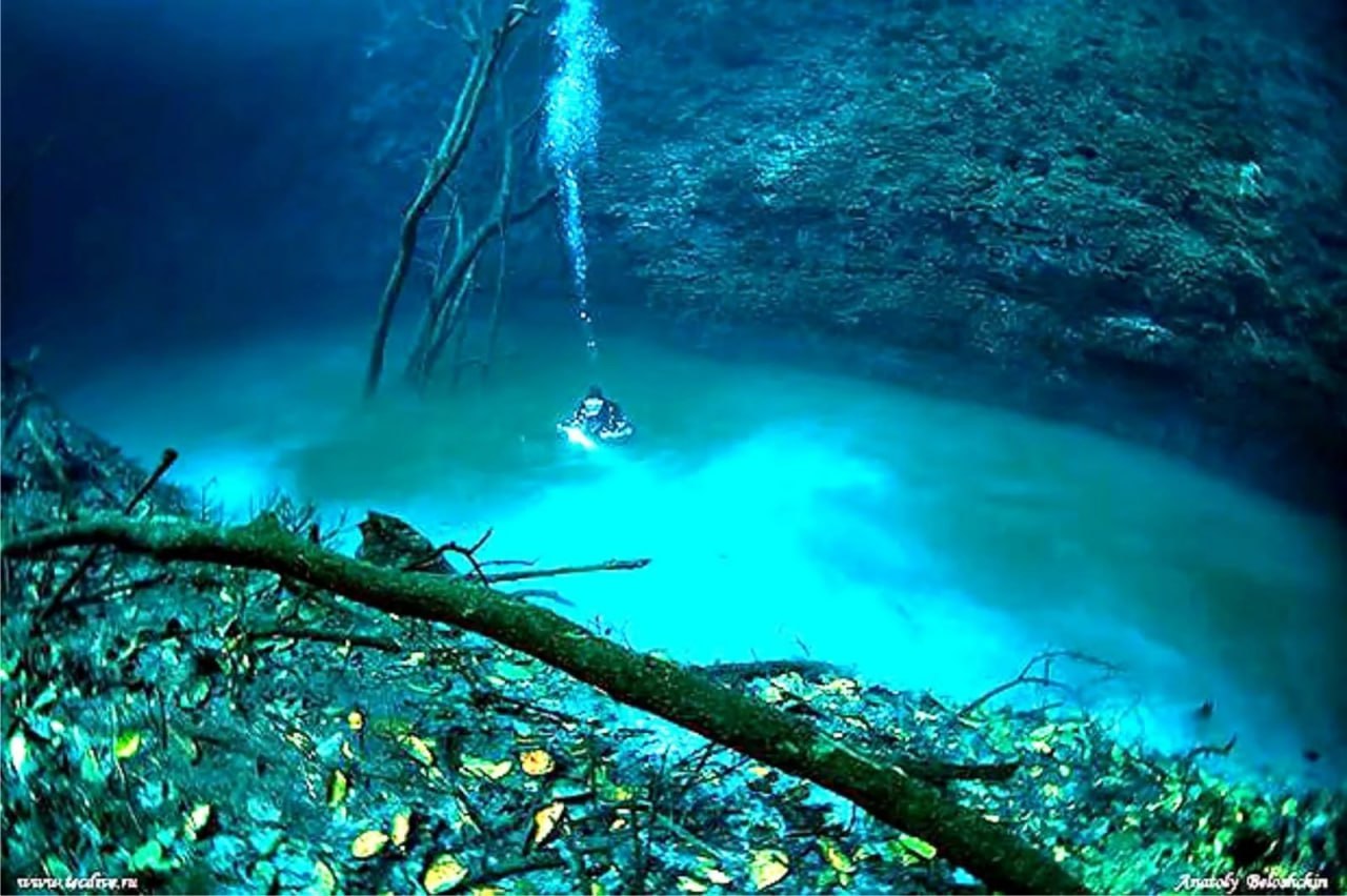 Подводная река на дне черного моря