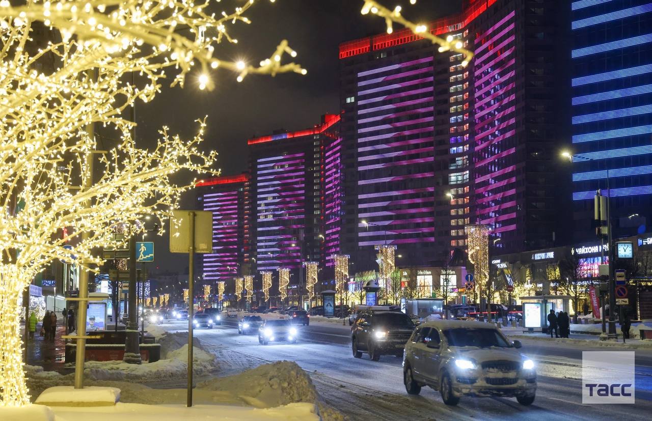 Арбат москва зимой